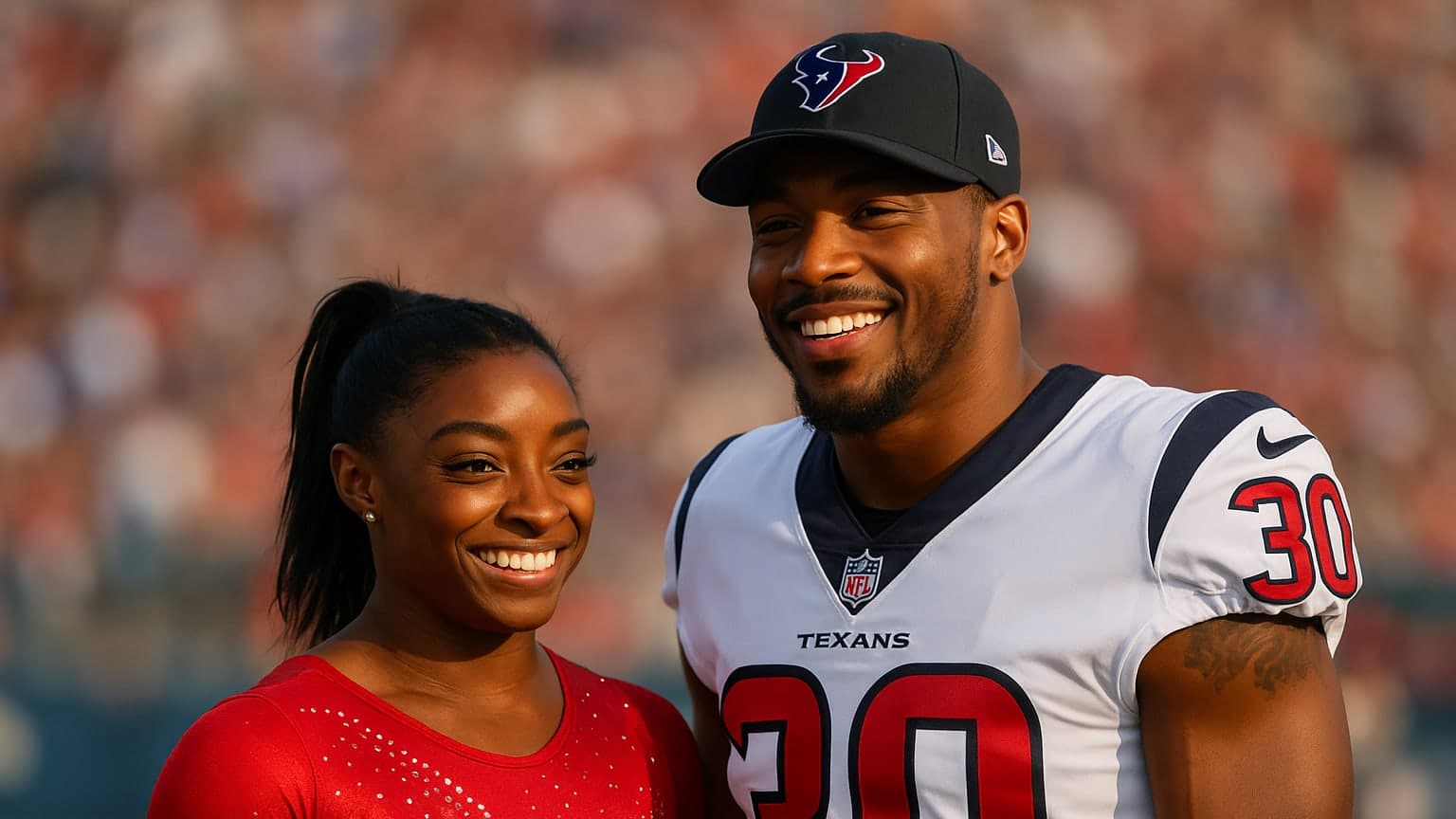 Olympic Champion Simone Biles and NFL Star Jonathan Owens: A Love Story Forged Through Athletic Excellence