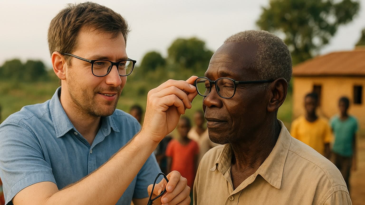 German Teacher's $1 Glasses Transform Lives Globally