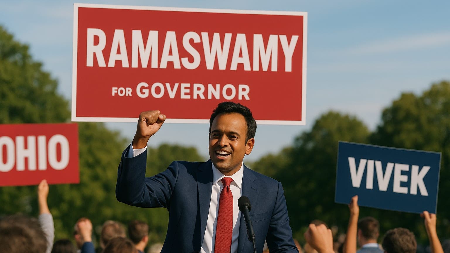 Ramaswamy Wins GOP Primary for Ohio Governor