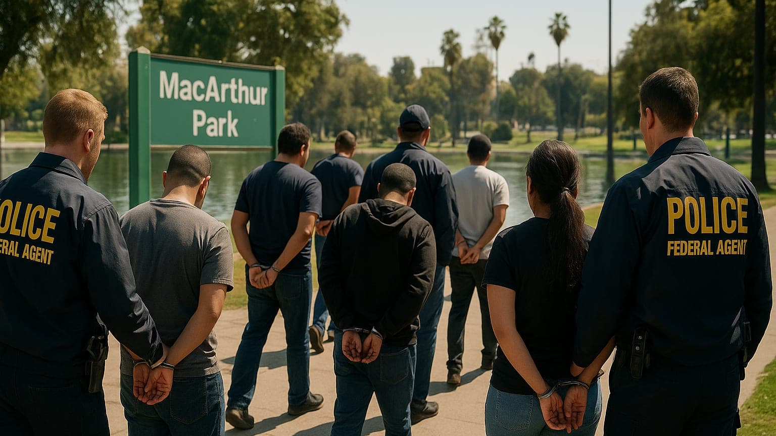 18 Arrested in Federal Drug Sweep Near MacArthur Park