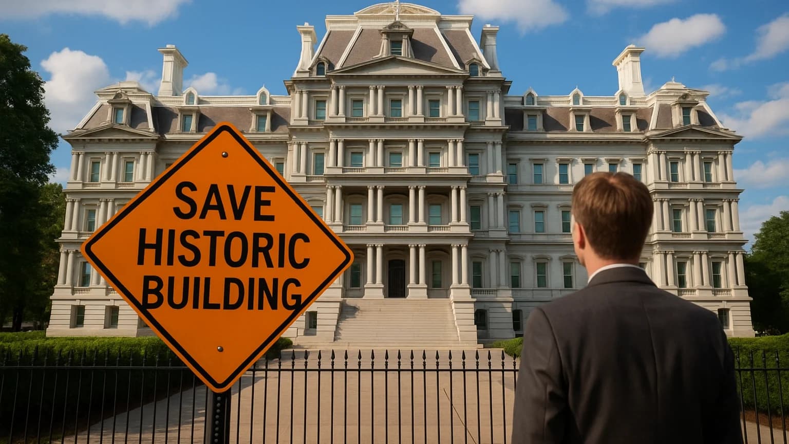Trump Plan to Paint Historic Federal Building Draws Expert Opposition