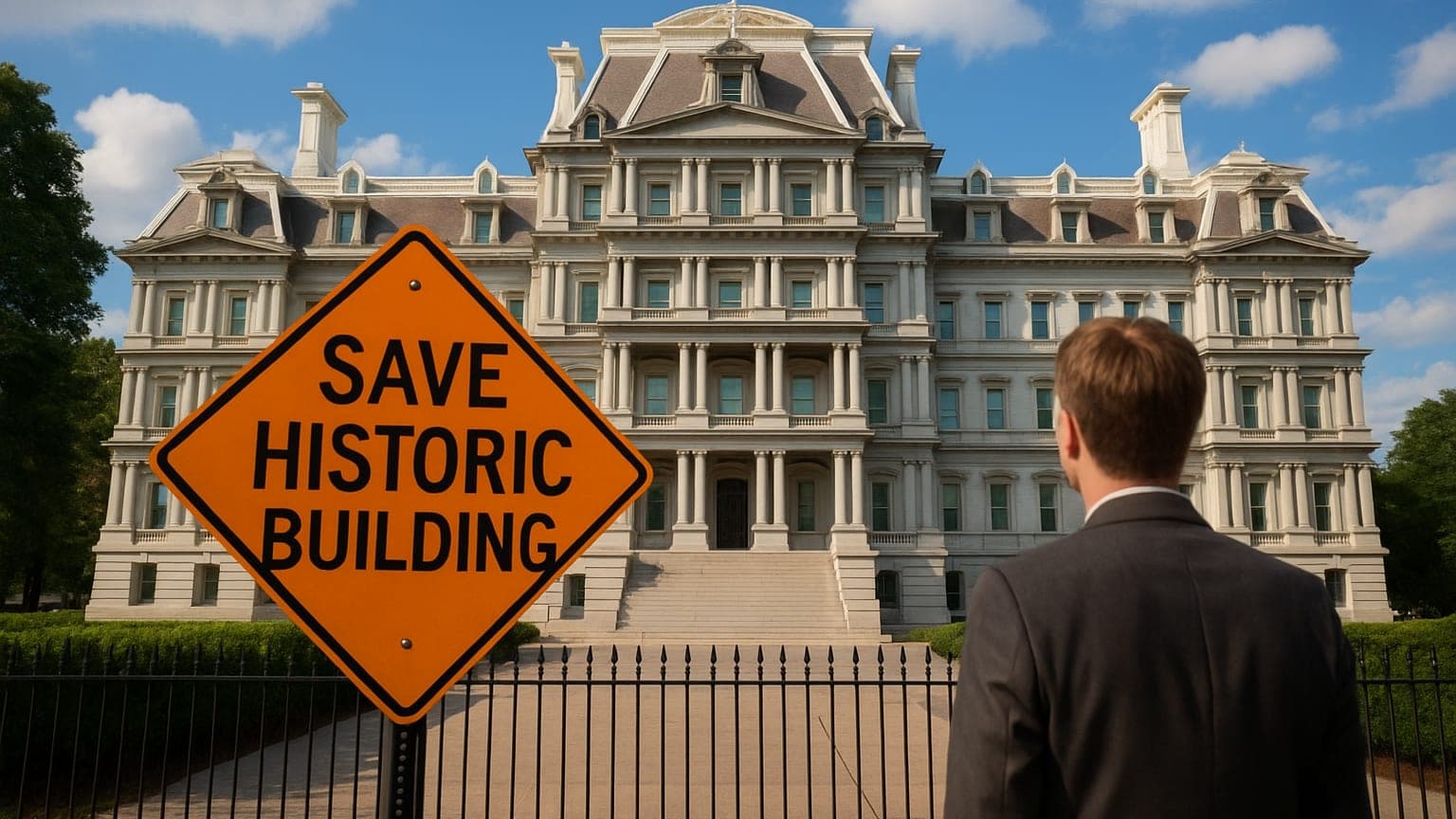 Trump Plan to Paint Historic Federal Building Draws Expert Opposition