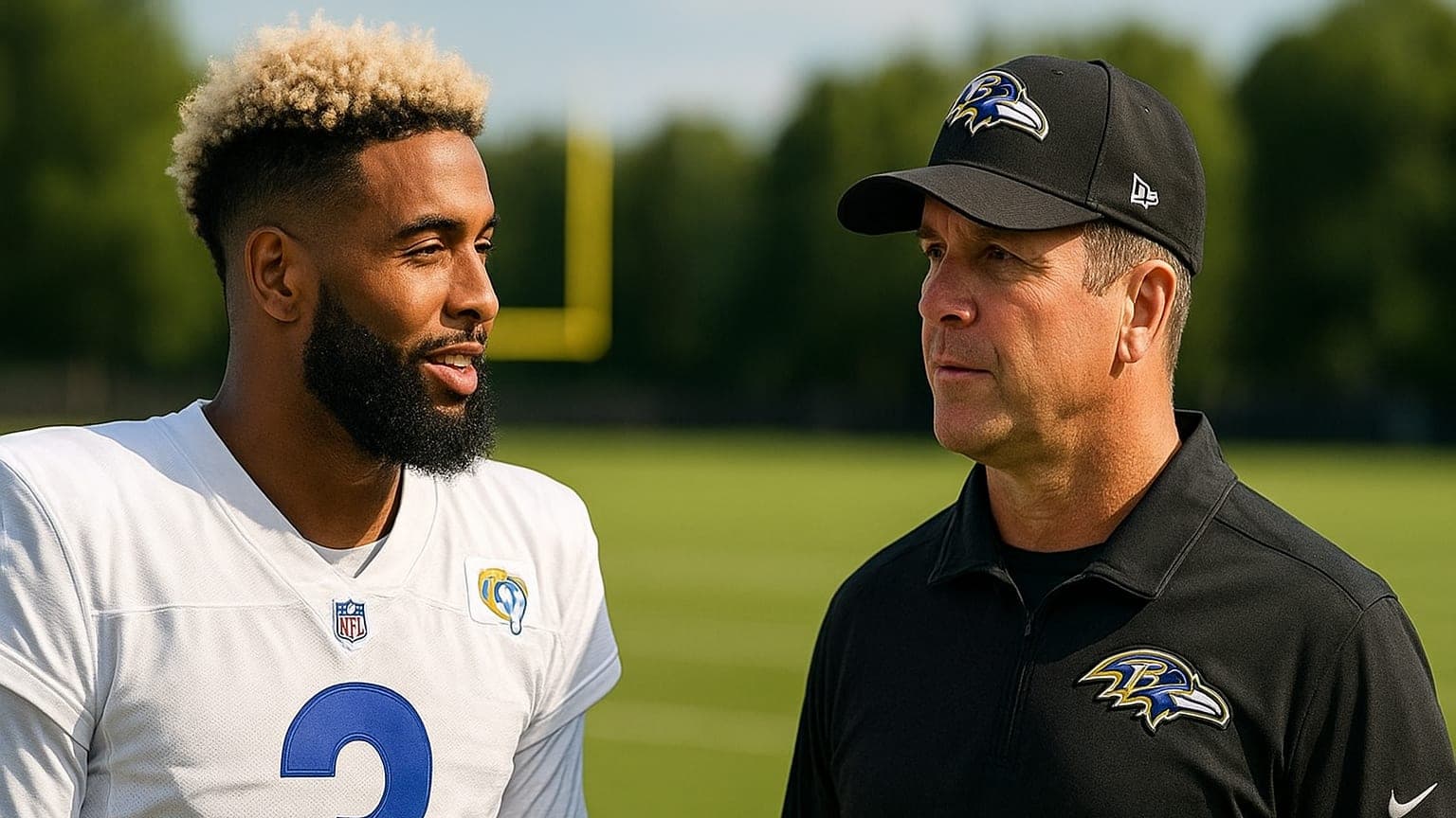 Harbaugh Delays Decision on Odell Beckham Jr. Reunion