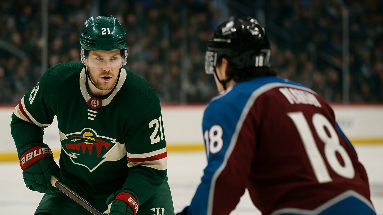 Wild Center Calls Out Avalanche Defenseman After Stick Incident