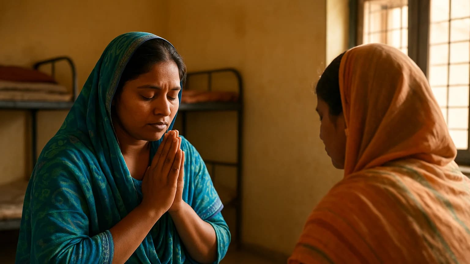 Displaced Woman's Prayer Reveals Power of Compassion