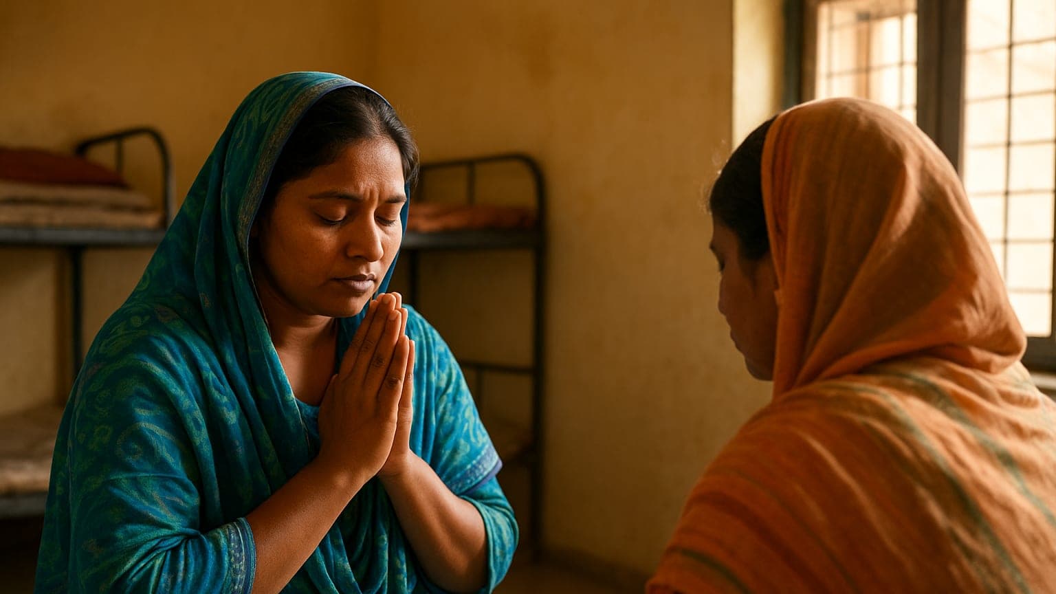 Displaced Woman's Prayer Reveals Power of Compassion
