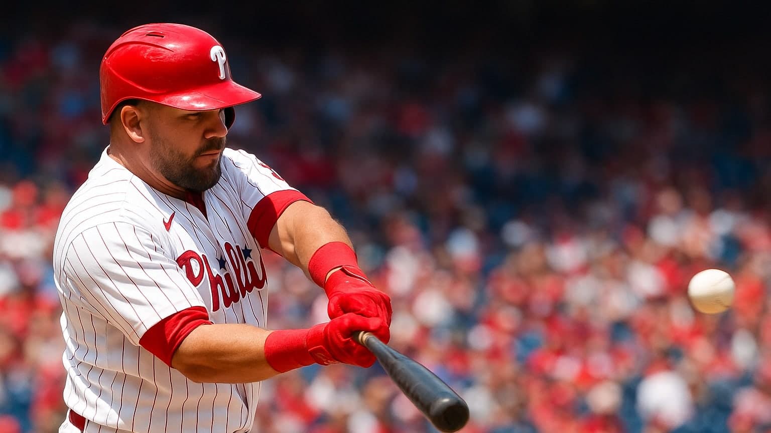 Schwarber Reaches 20 Home Runs in Wild Extra-Inning Victory