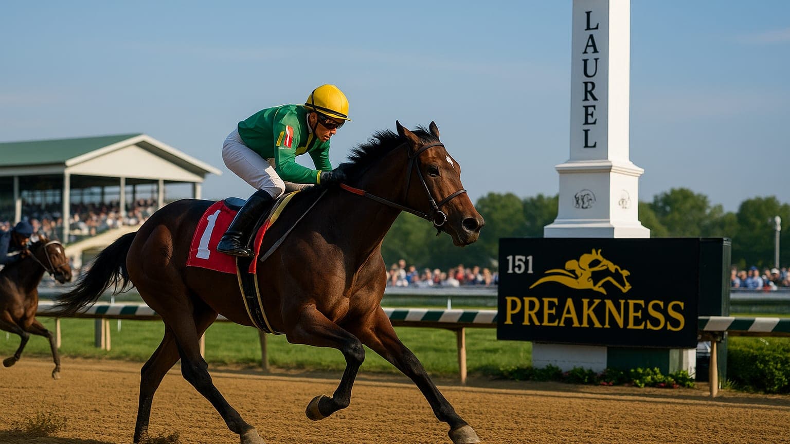 Napoleon Solo Wins Preakness at Laurel Park