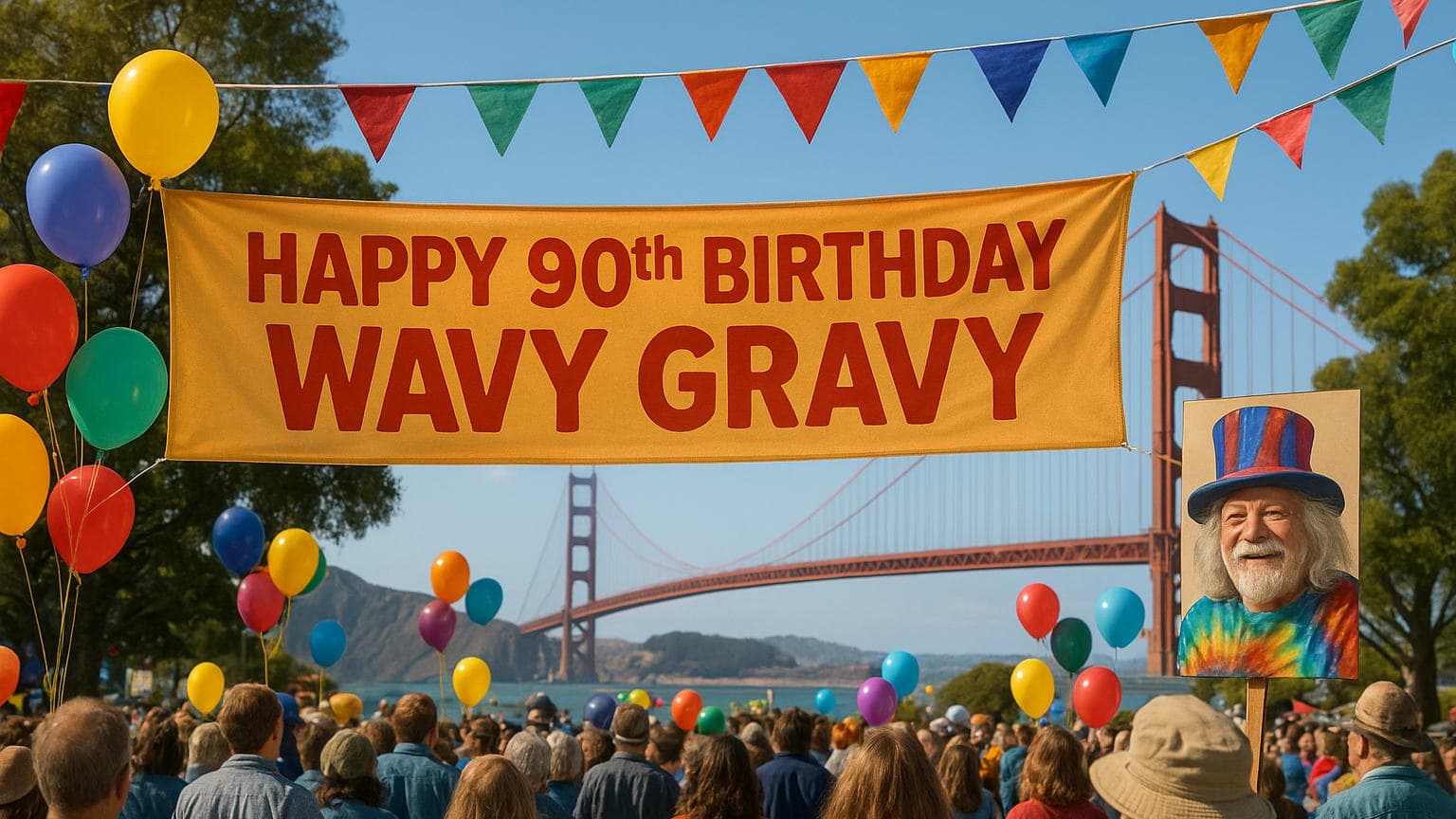 San Francisco Celebrates Wavy Gravy's 90th Birthday