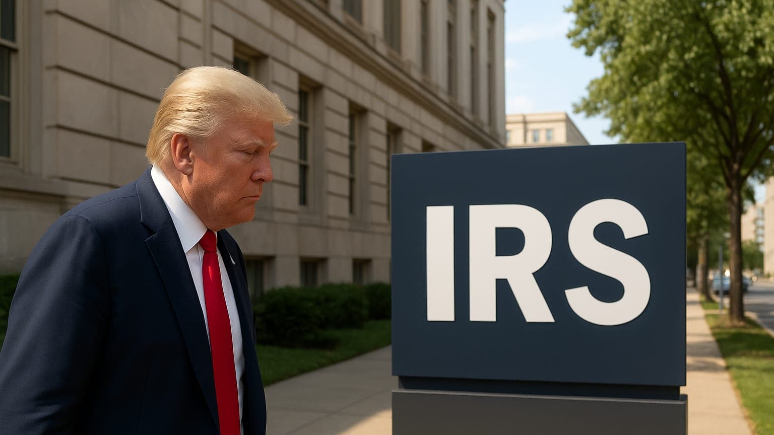 Trump Moves to Drop IRS Lawsuit Amid Settlement Talks