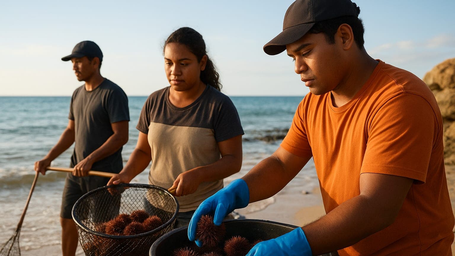 Australia Pays Indigenous Fishermen to Combat Sea Urchin Plague