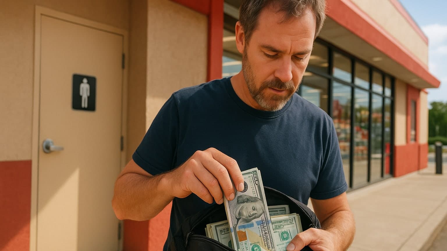 Man Returns $30,000 Found in Convenience Store Bathroom