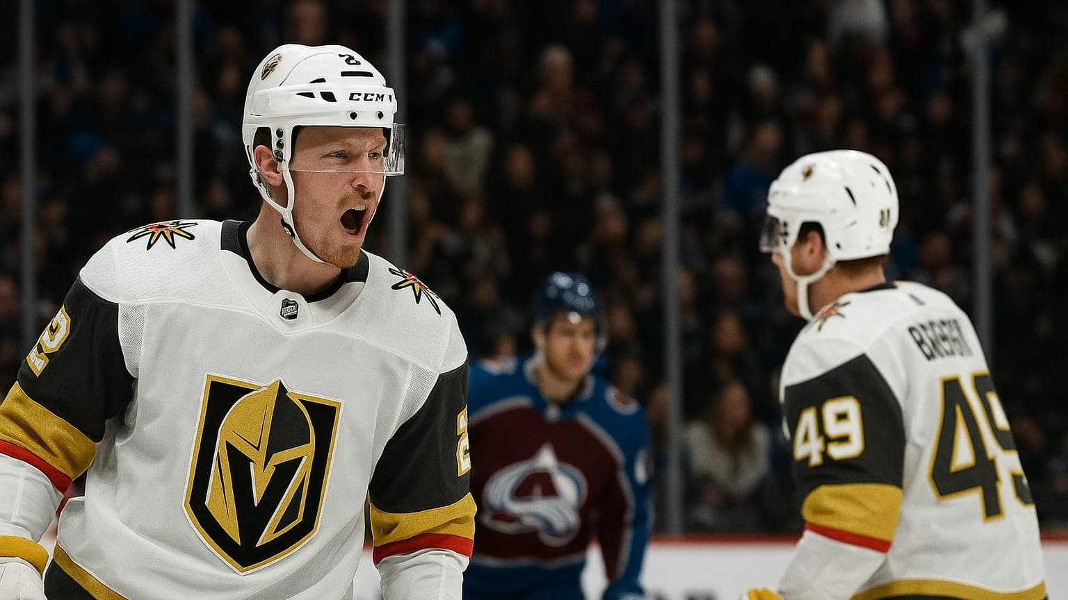 Golden Knights Seize 2-0 Series Lead Over Avalanche