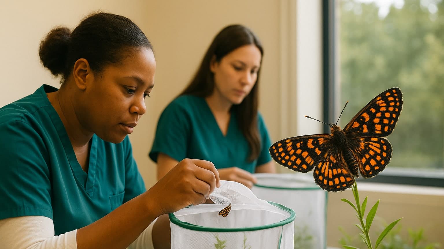 Prison Program Helps Endangered Butterflies and Women Rebuild