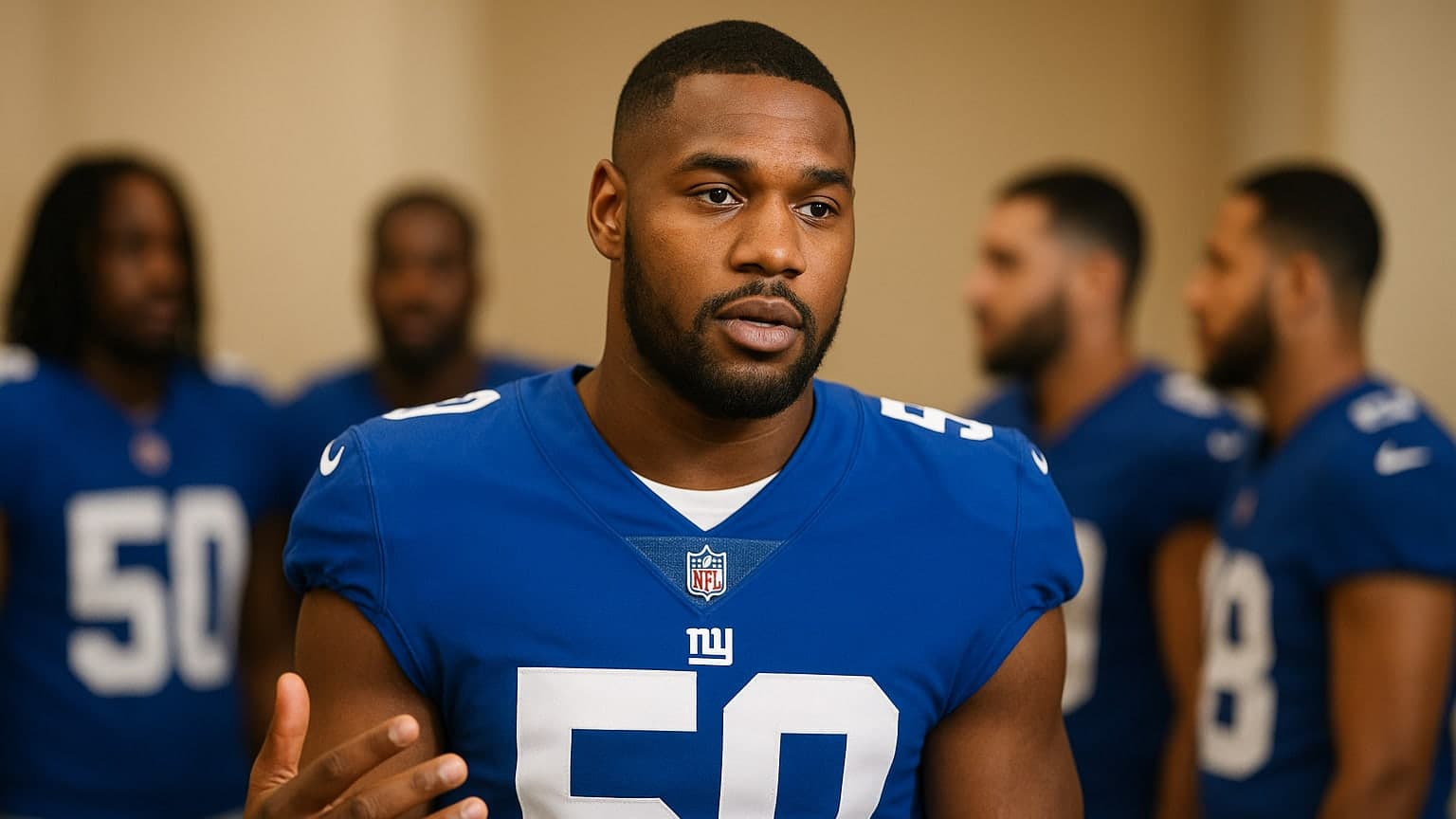 Giants' Carter Dismisses Locker Room Tension Rumors
