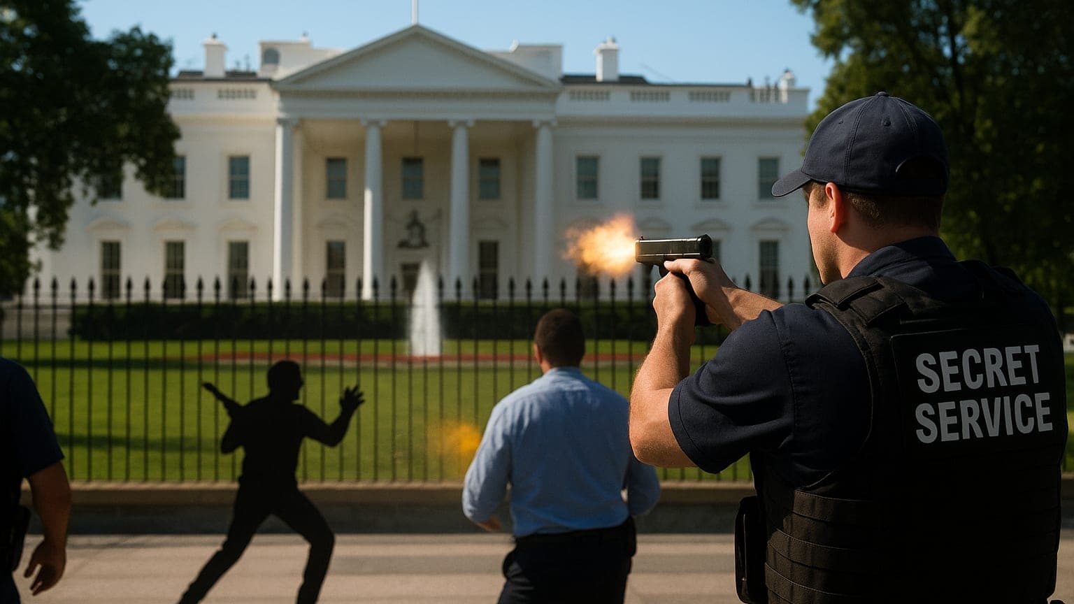 Secret Service Shoots Armed Individual Near White House