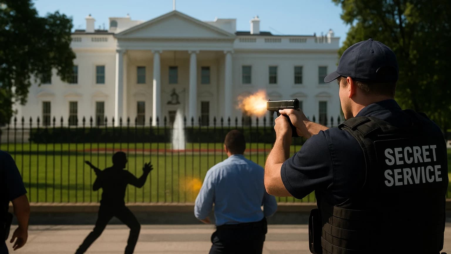 Secret Service Shoots Armed Individual Near White House