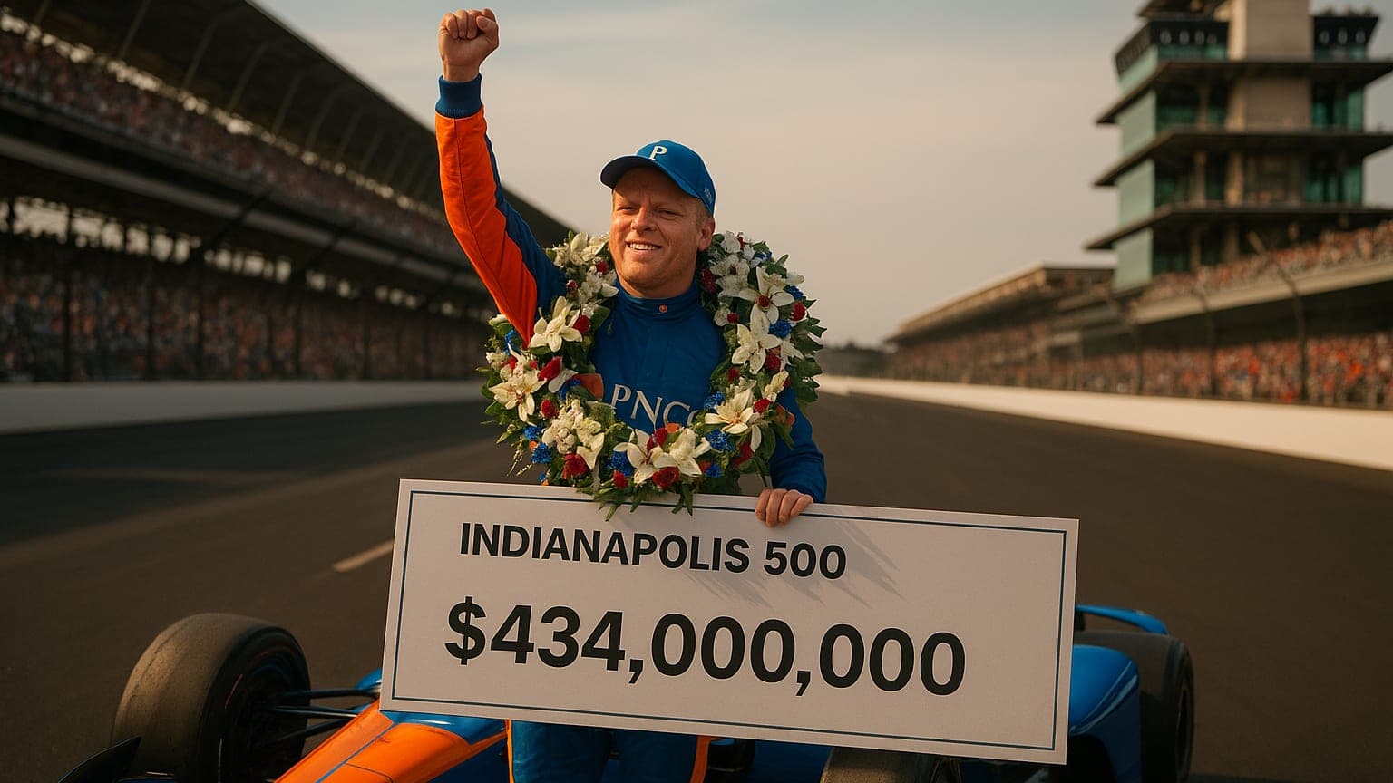 Rosenqvist Wins Record $4.34 Million Indy 500 Purse