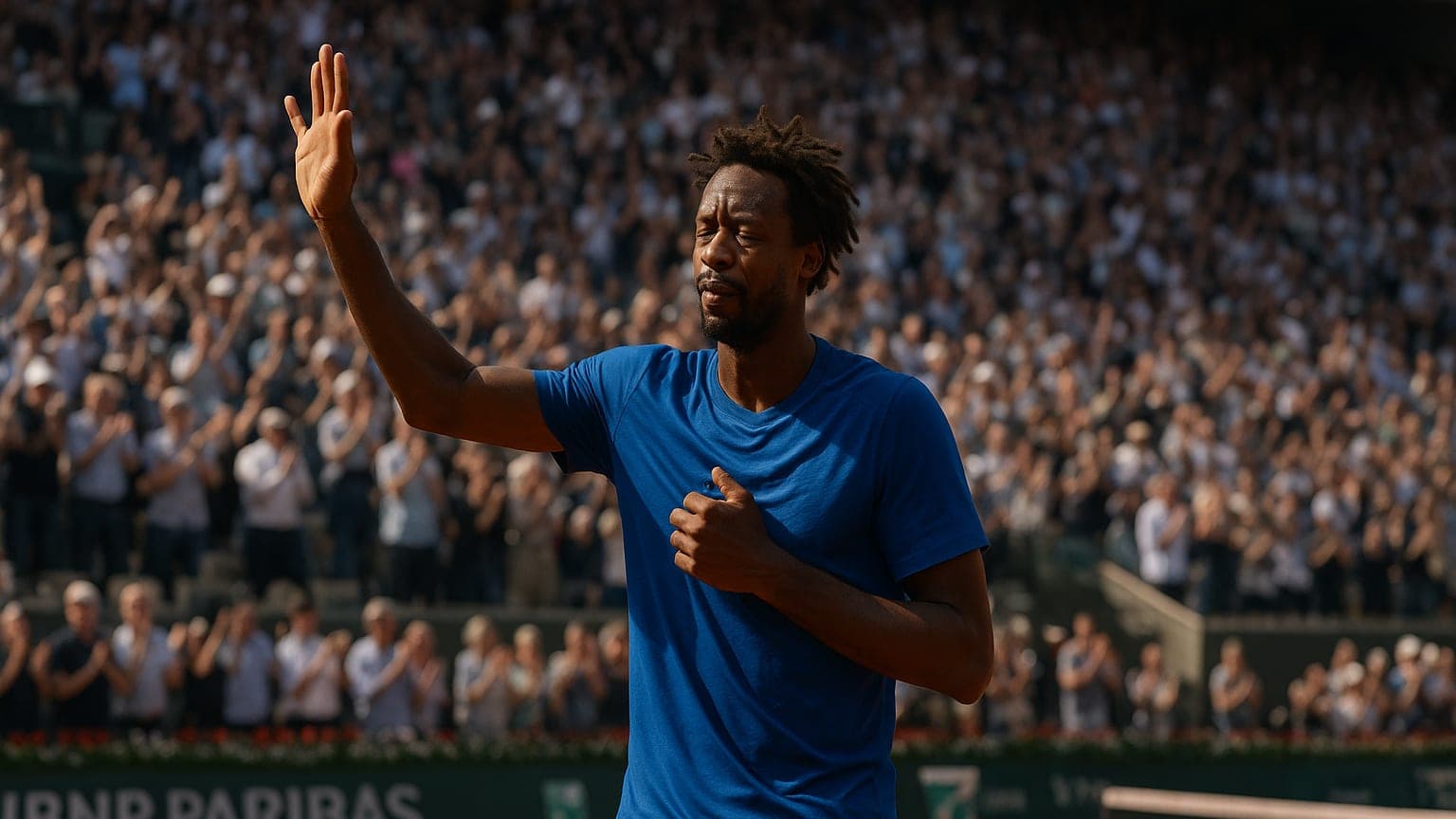 Gael Monfils Bids Emotional Farewell at French Open