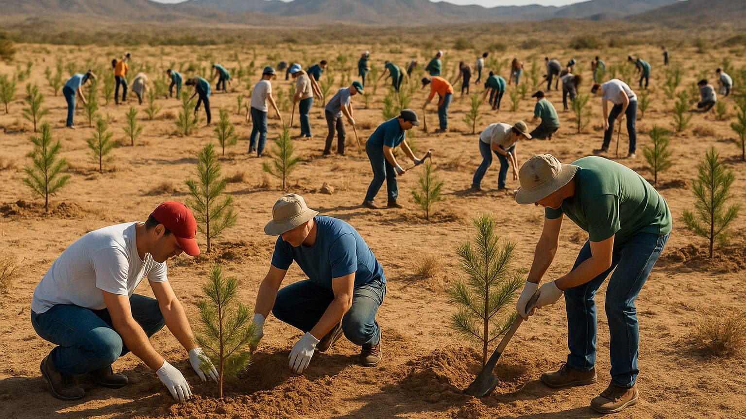 Viral Campaign Brings 30,000 Volunteers to Plant Trees