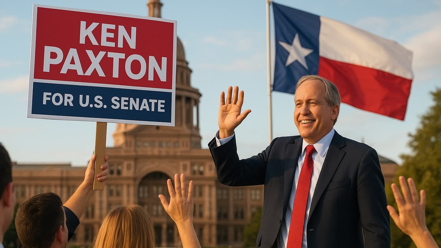 Ken Paxton Defeats John Cornyn in Historic Texas Senate Primary