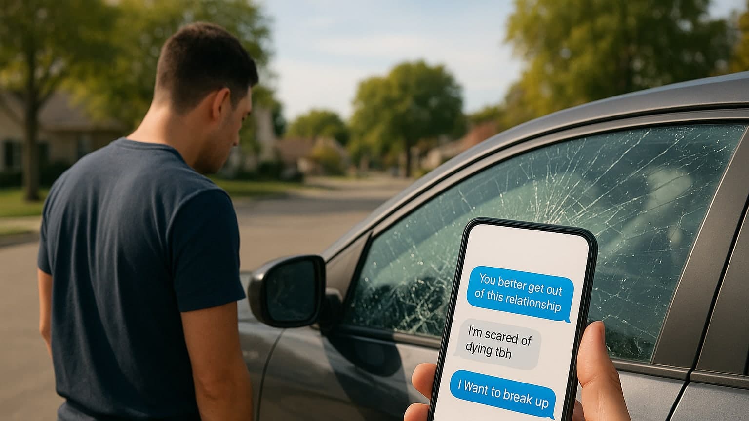 Boyfriend's Chilling Text Revealed in Fatal Crash Case