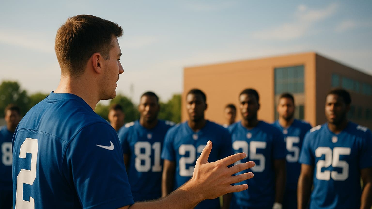Dart Addresses Giants Teammates Over Trump Introduction