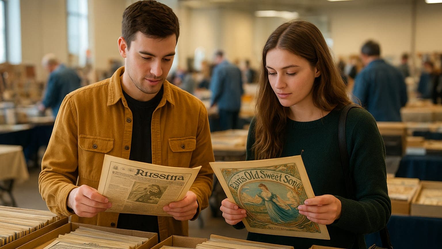 Young Collectors Embrace Vintage Paper at Allentown Show