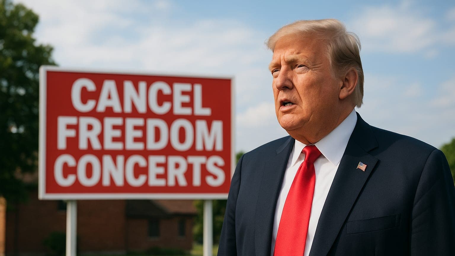 Trump Calls for Cancellation of Freedom 250 Concerts