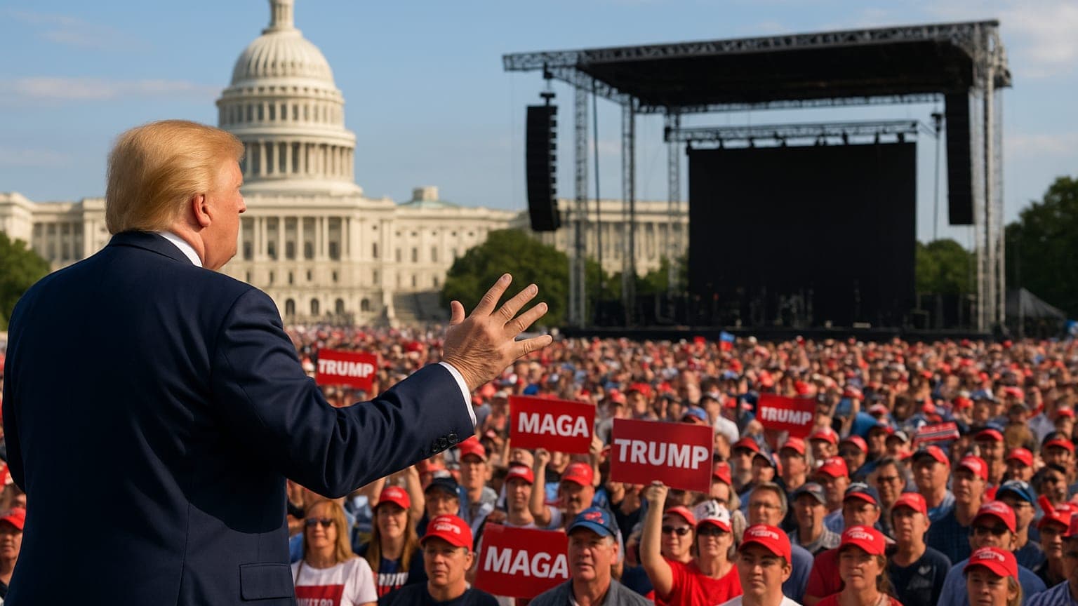 Trump Suggests MAGA Rally Replace America's 250th Birthday Concert