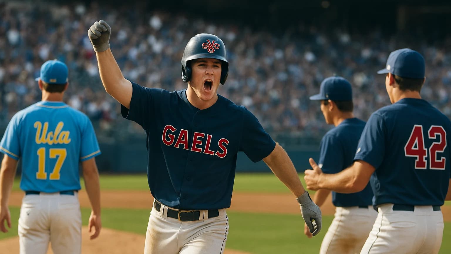 Saint Mary's Stuns Top-Seeded UCLA in Extra Innings