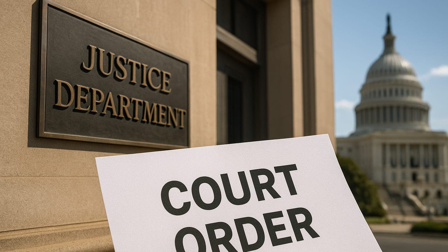 Justice Department to Comply with Court Order Halting Trump Fund