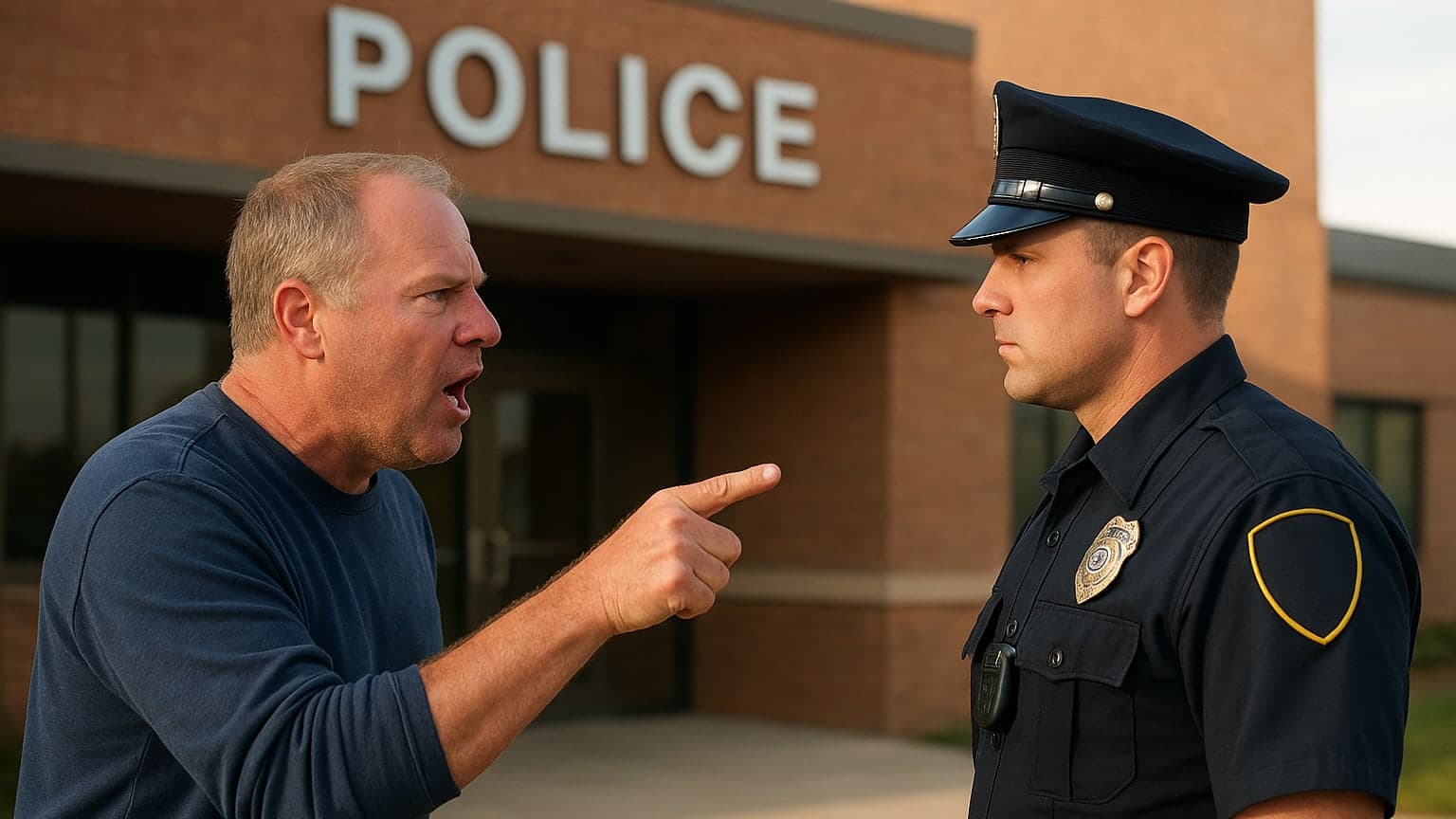 Body Cam Footage Shows Father's Heated Exchange After Daughter's Arrest