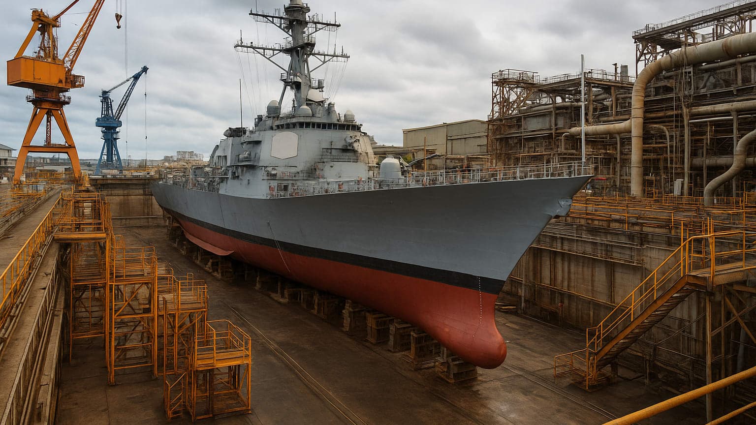 USS Gerald R. Ford Returns for Costly Sewage Repairs