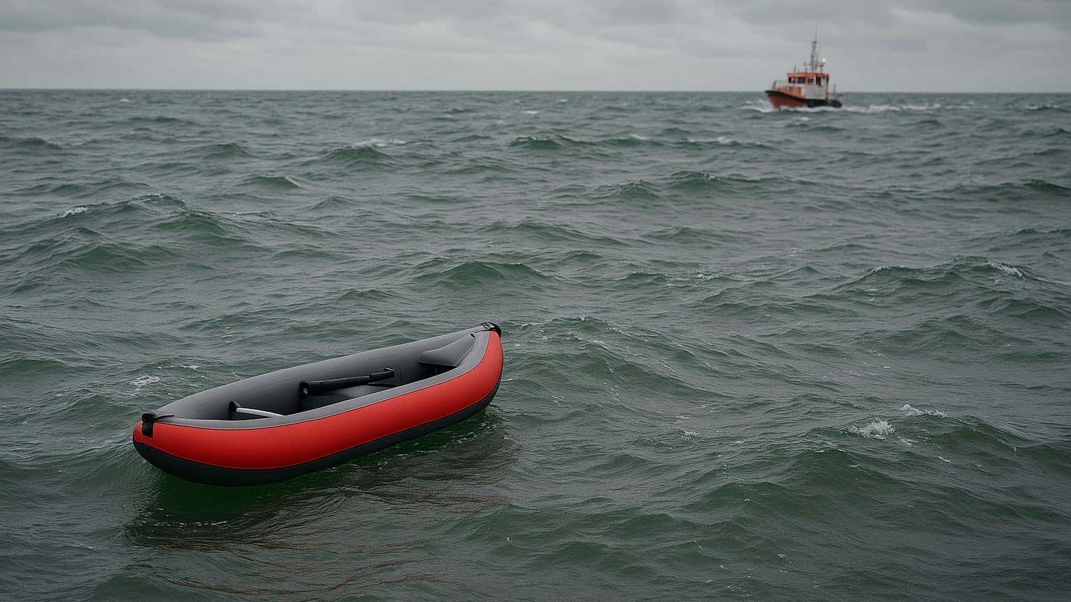 Dog Rescued Miles Out at Sea After Kayak Drift