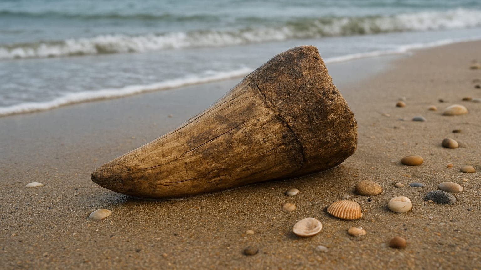 Boy Discovers 2-Million-Year-Old Elephant Tooth on Beach