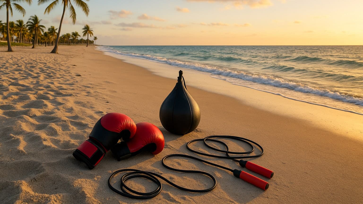 OnlyFans Stars Train in Miami for Boxing Event