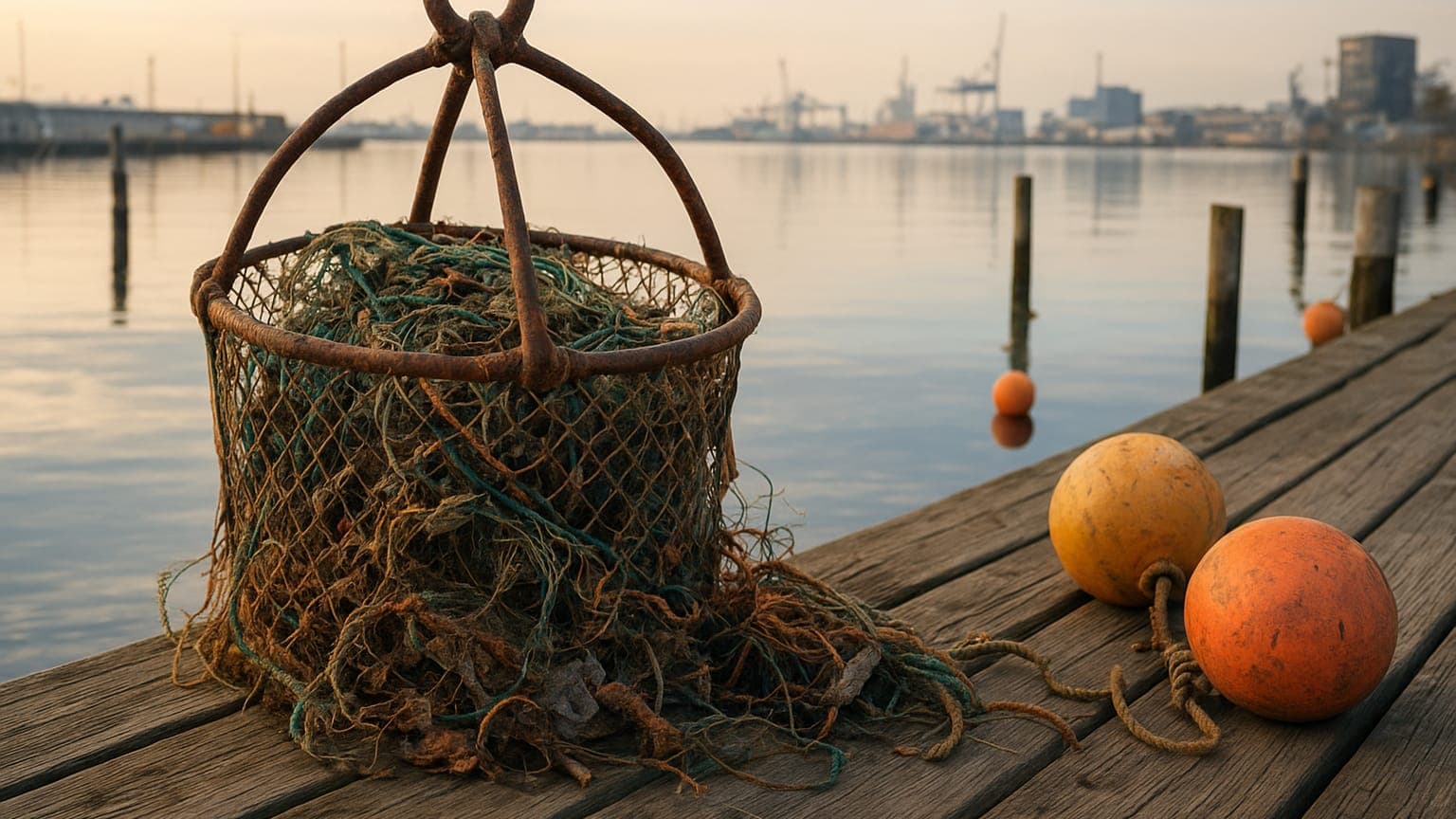 Former Fisherman Removes Tons of Trash from Canadian Harbors