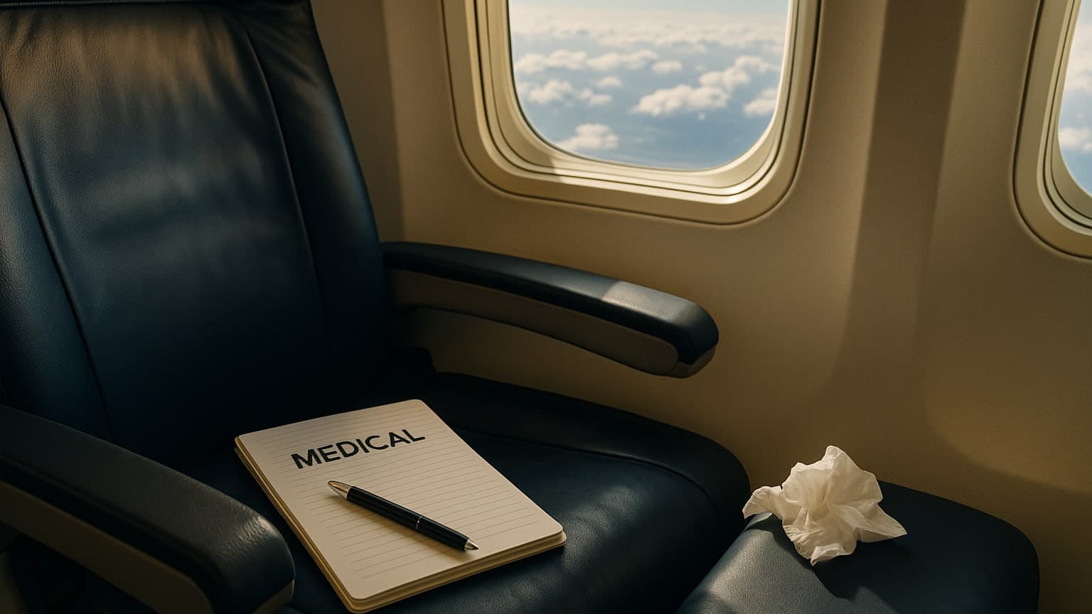 Stranger on Flight Offers Medical Guidance to Passenger