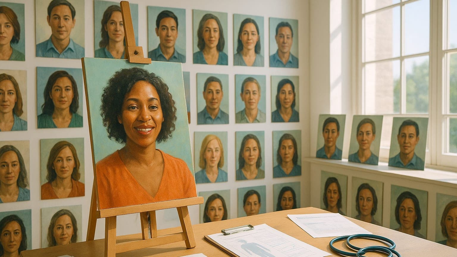 Bay Area Artist Defeats Brain Cancer, Honors Caregivers With Portraits