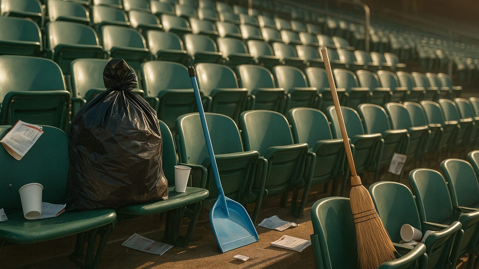 Japanese Fans and Players Clean Dallas Stadium After World Cup Match