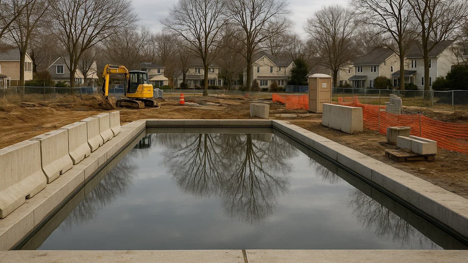 Kelly Dodd Explains Photo with Reflecting Pool Contractor