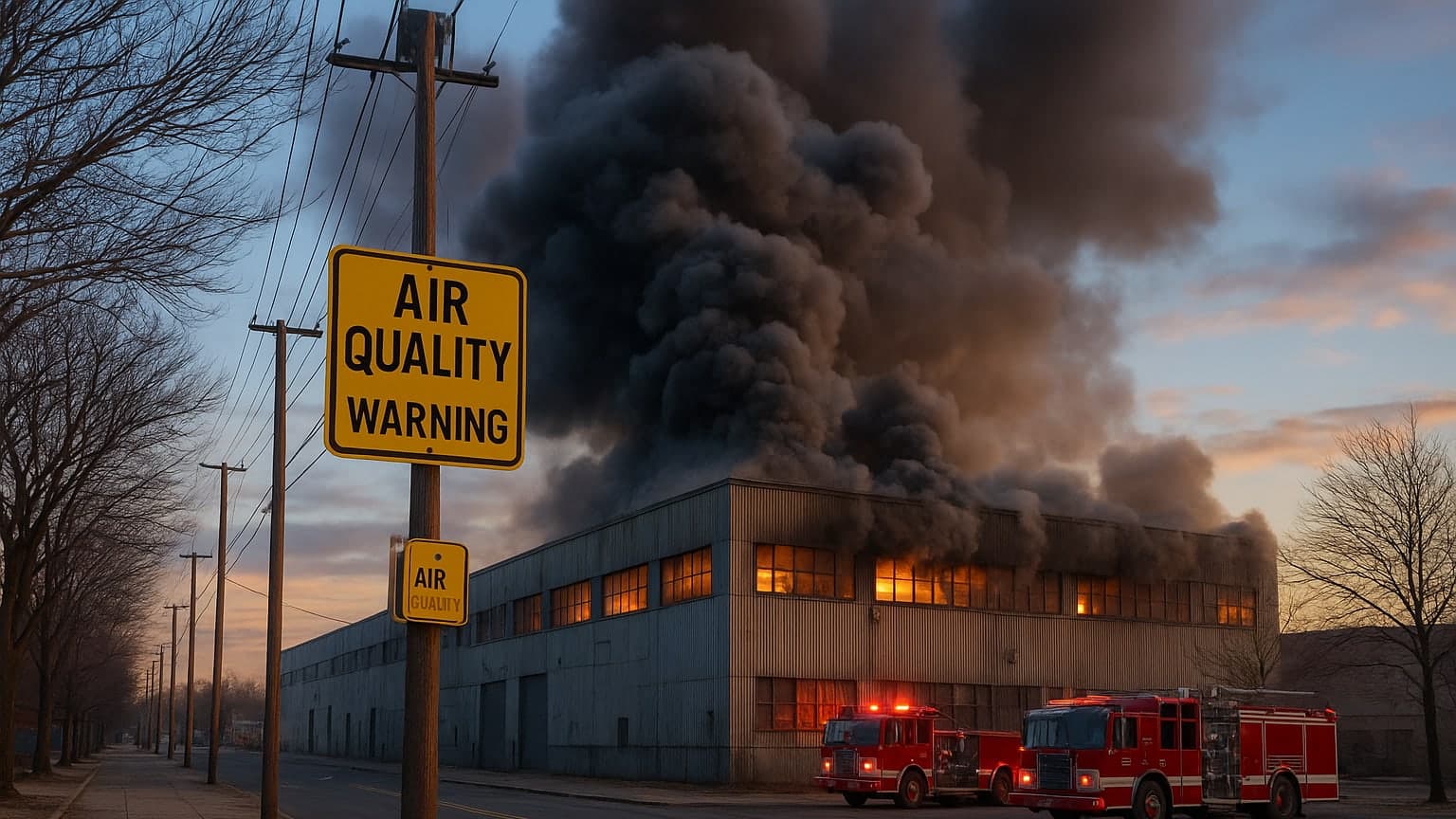 Los Angeles Warehouse Fire Enters Sixth Day