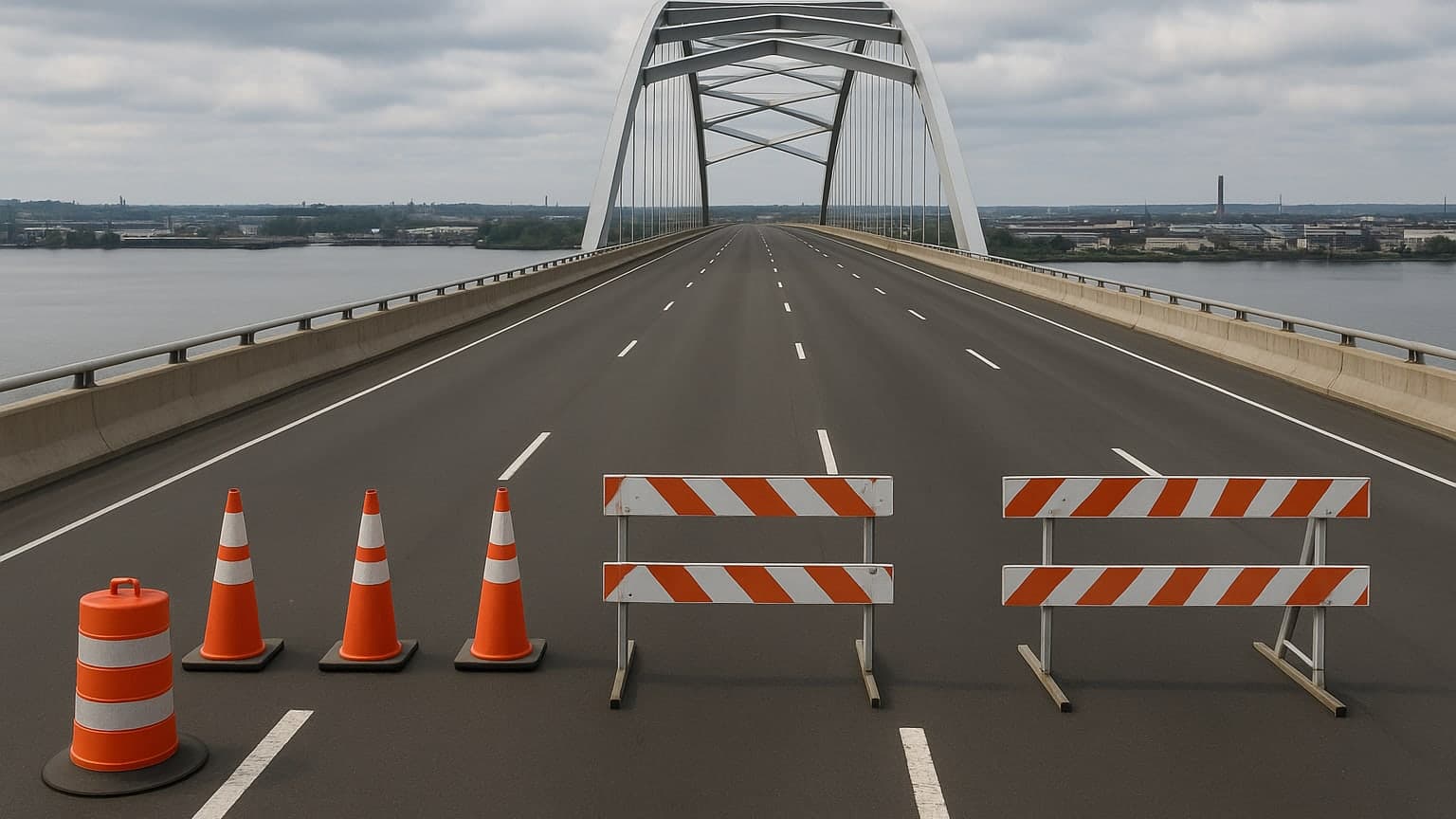 Completed U.S.-Canada Bridge Remains Closed Amid Political Dispute