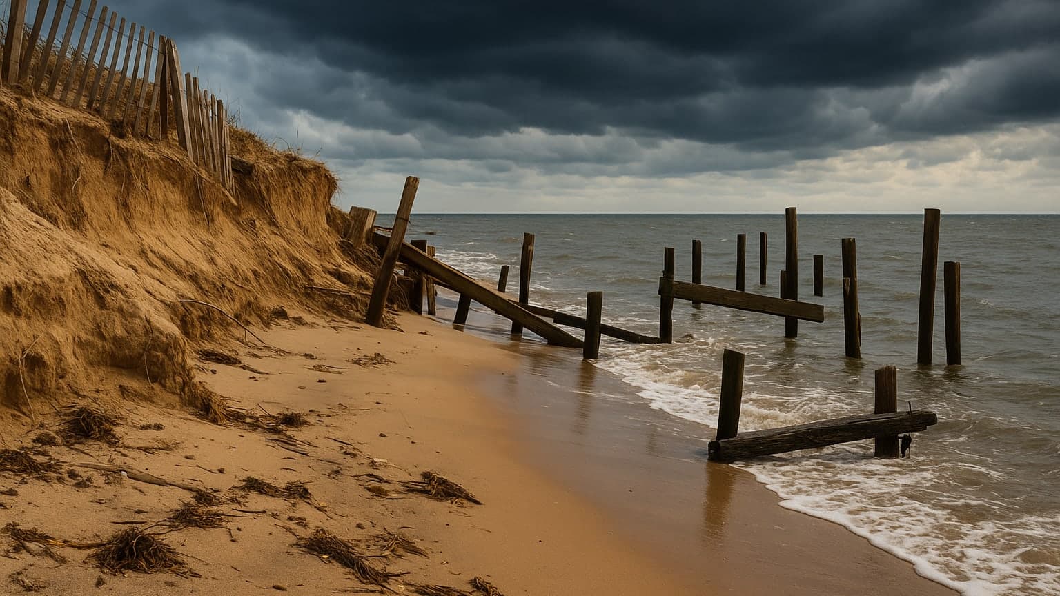Beach Erosion Threatens Atlantic City's Casino Future