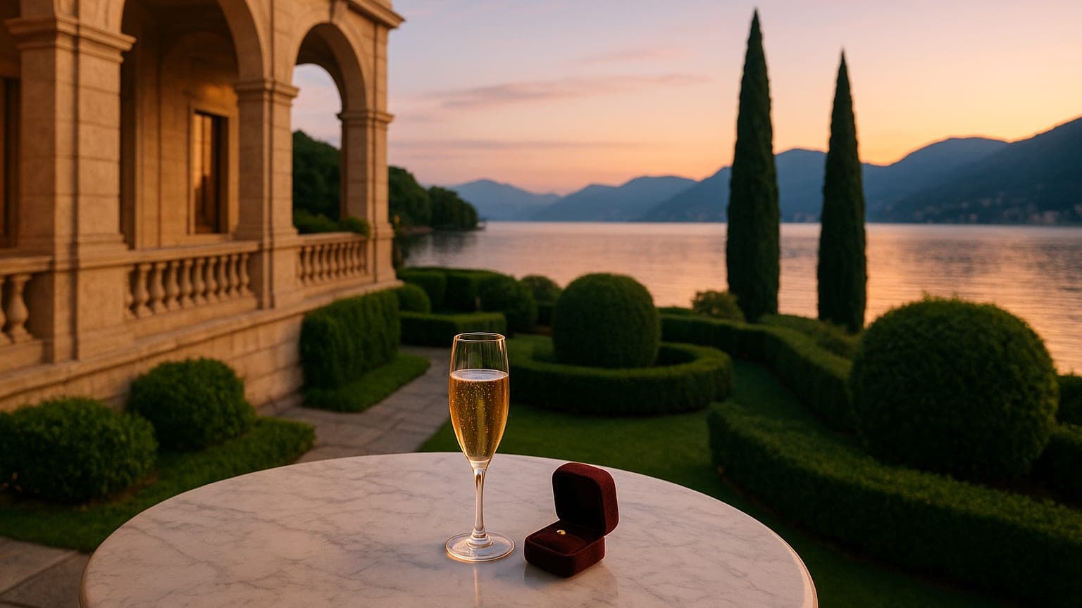 James Kennedy Engaged to Jordan Meyers at Lake Como