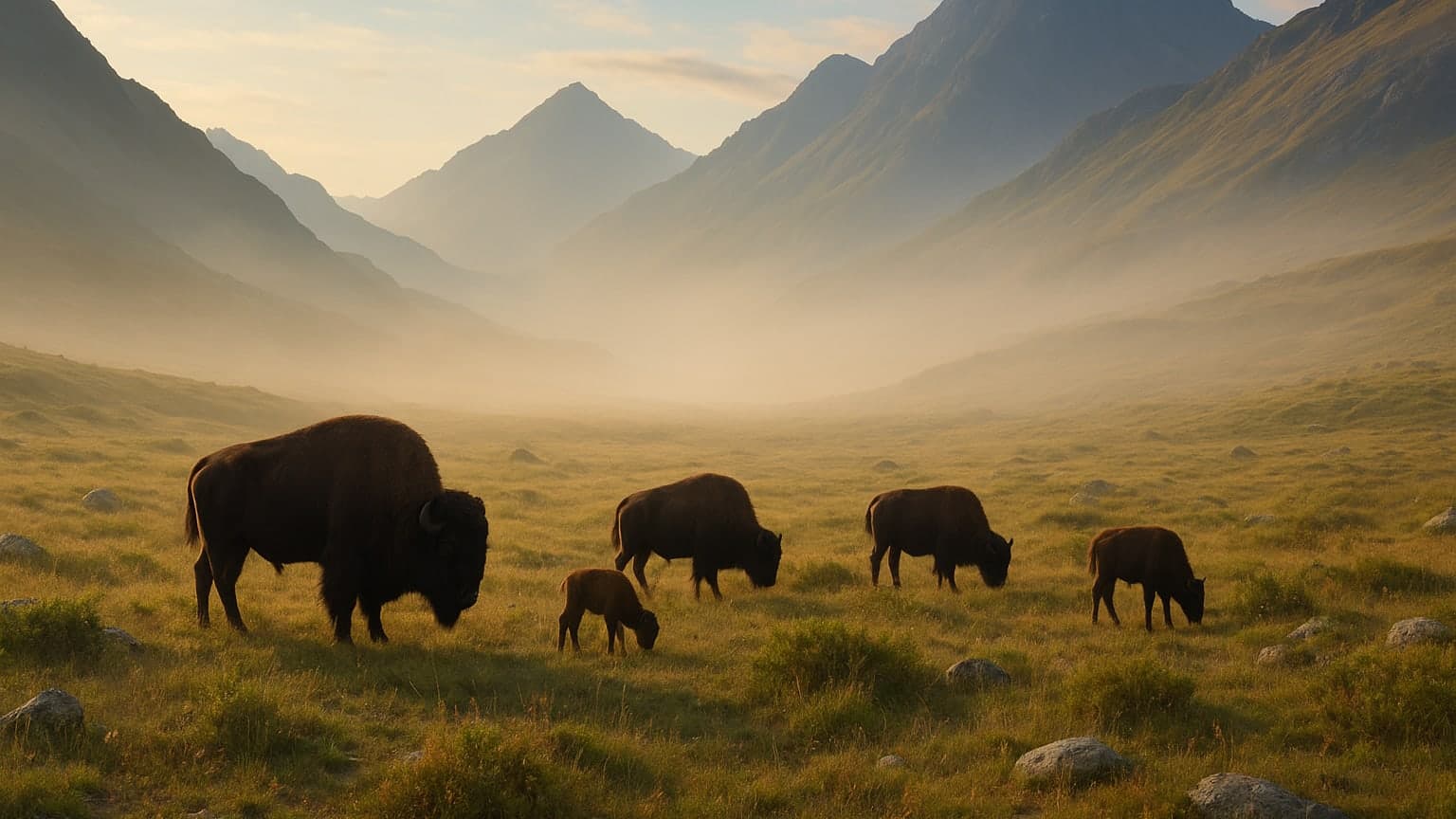 Azerbaijan's Bison Restoration Sees 25 Wild Calves Born