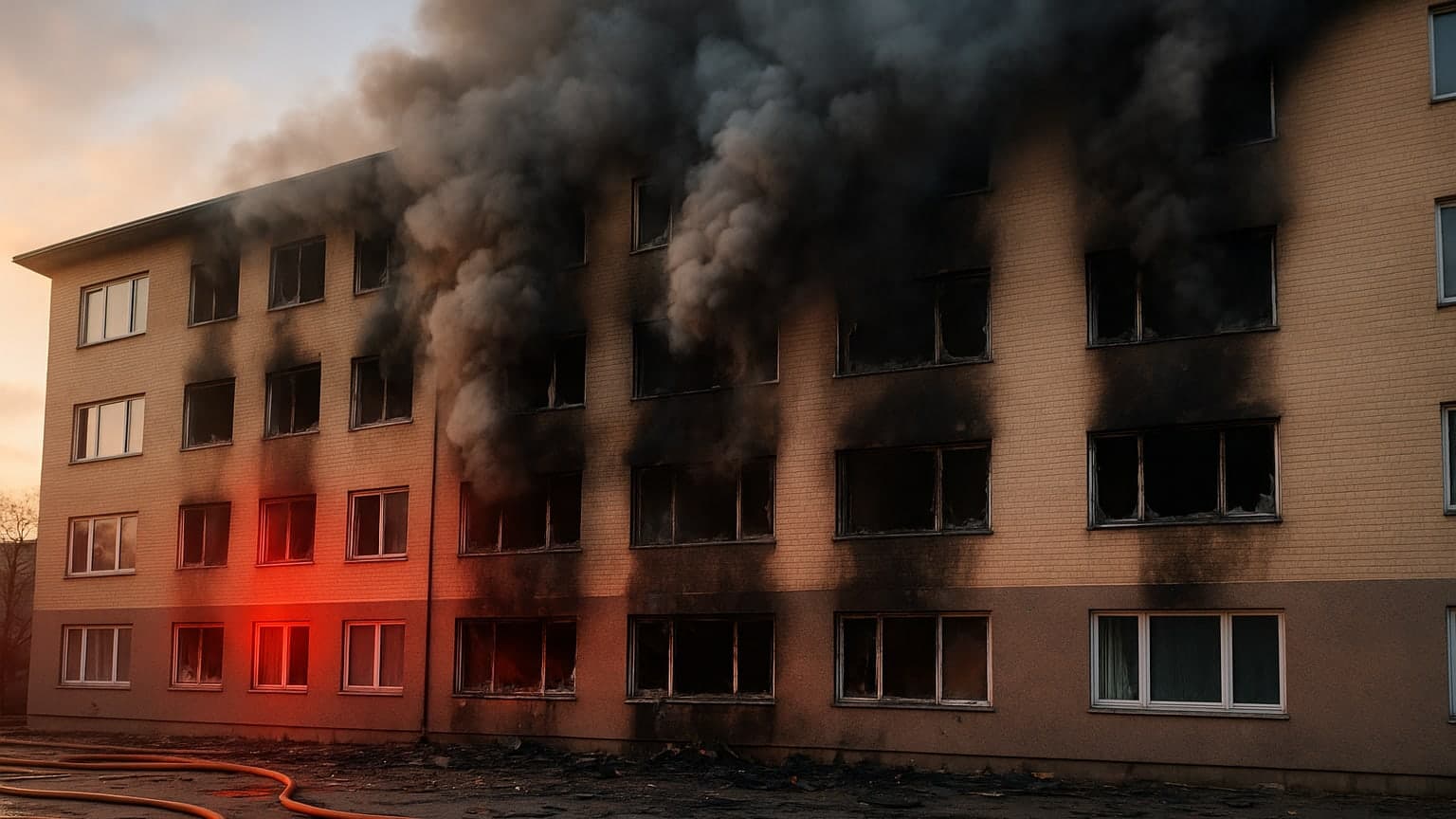 Tacoma Apartment Explosion Captured on Video During Fire Response