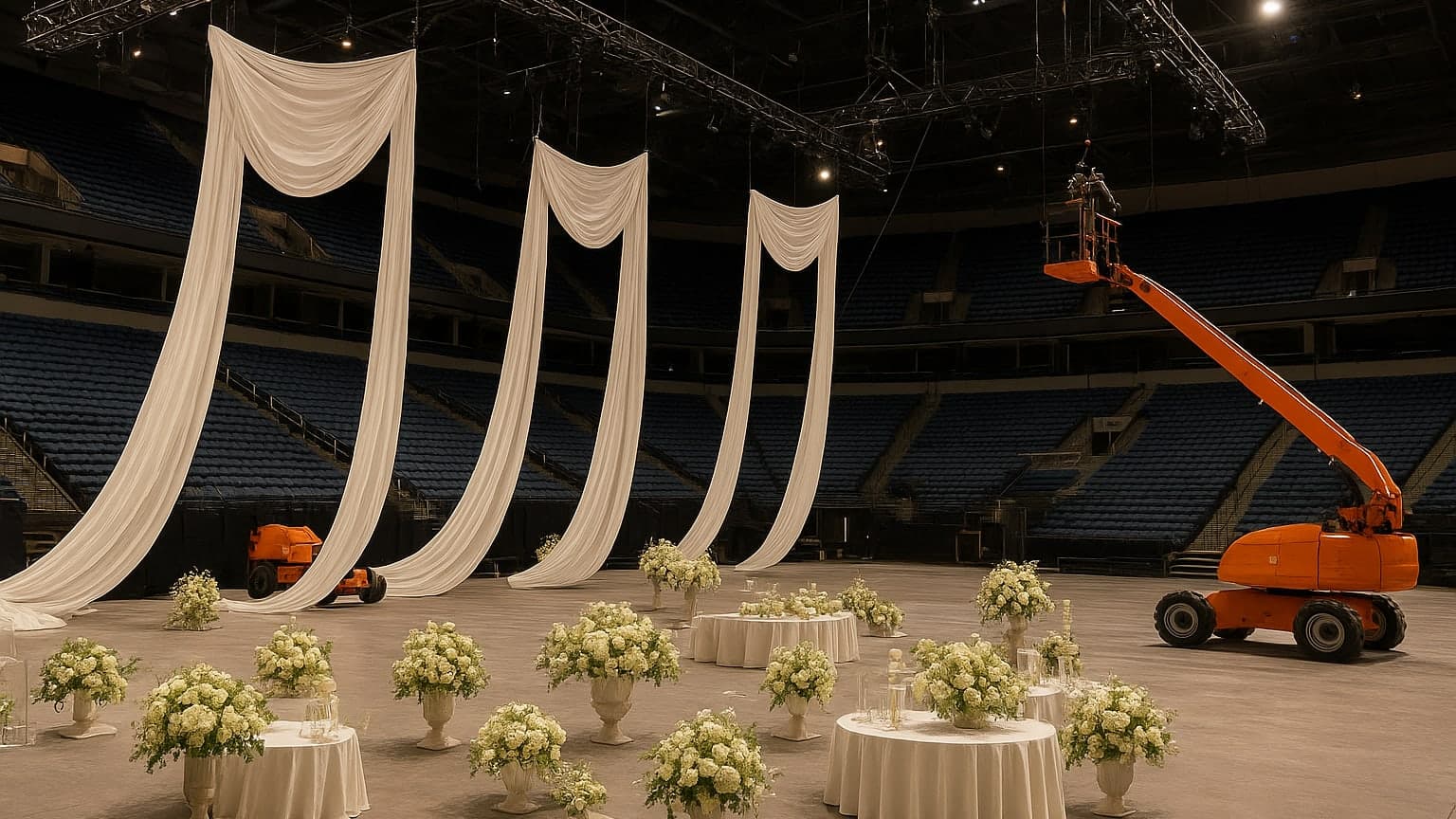 Taylor Swift Wedding Preparations Underway at Madison Square Garden