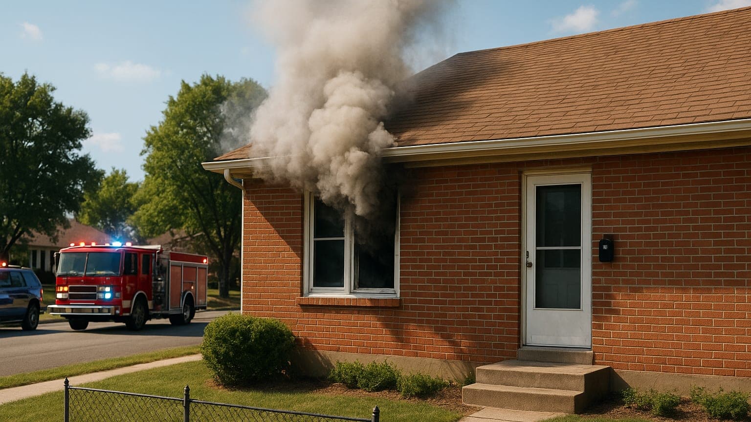 Neighbors Rescue Grandmother from Burning Home in England